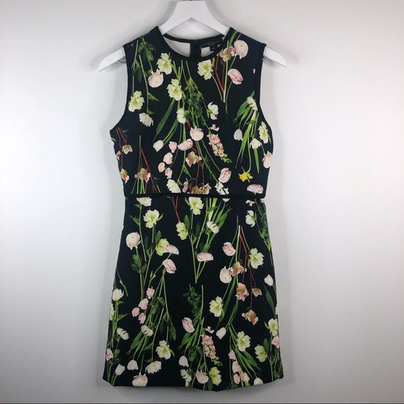 SOLD Victoria Beckham for Target Floral A Line Dress - Picture 4 of 8